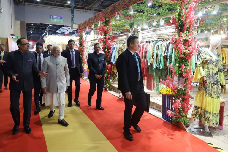 Indian Prime Minister visits BHARAT TEX 2025 International Textile Industry Exhibition
